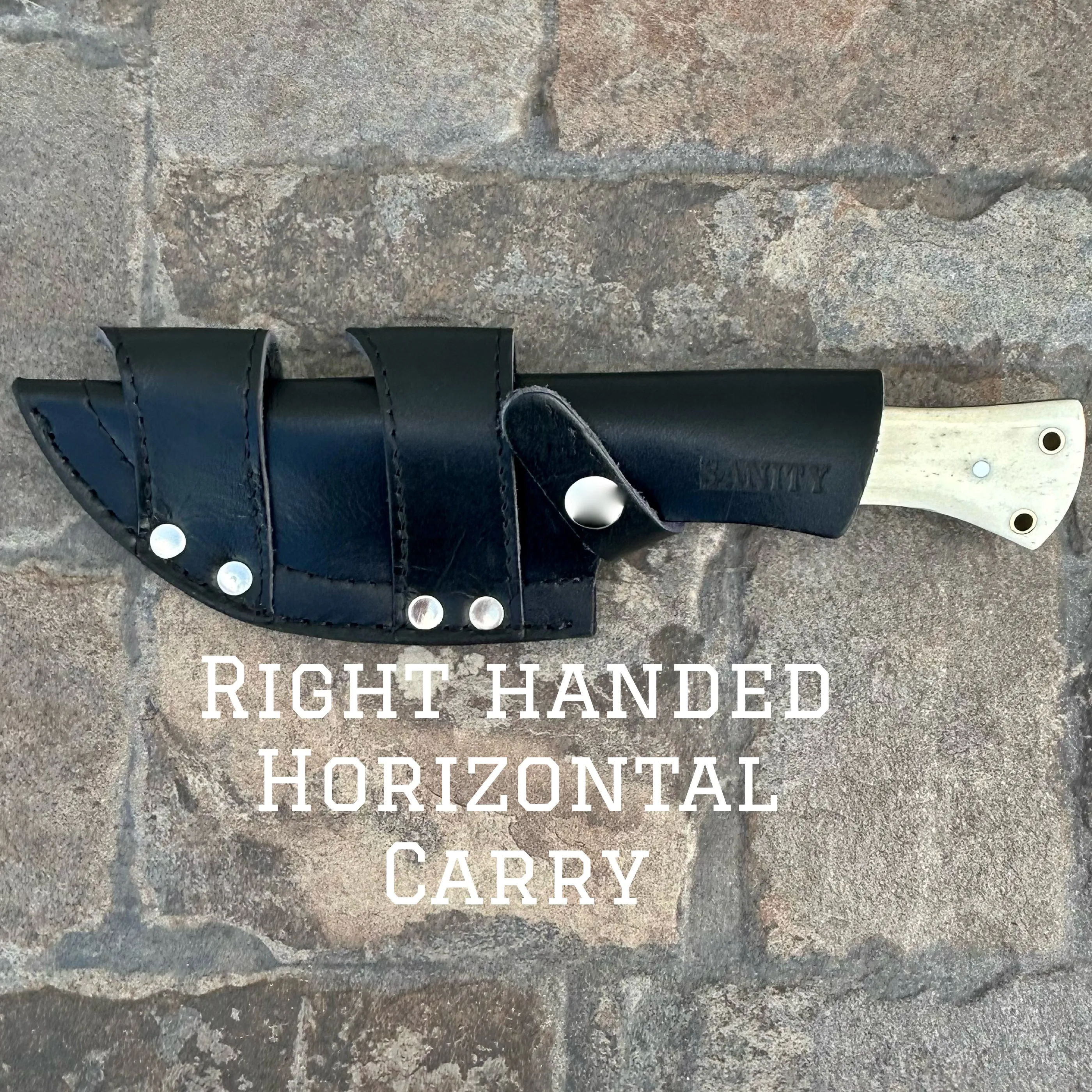 10” Rough Rider Series - Army - Bone - D2 Steel - Horizontal & Vertical Carry - CUS56