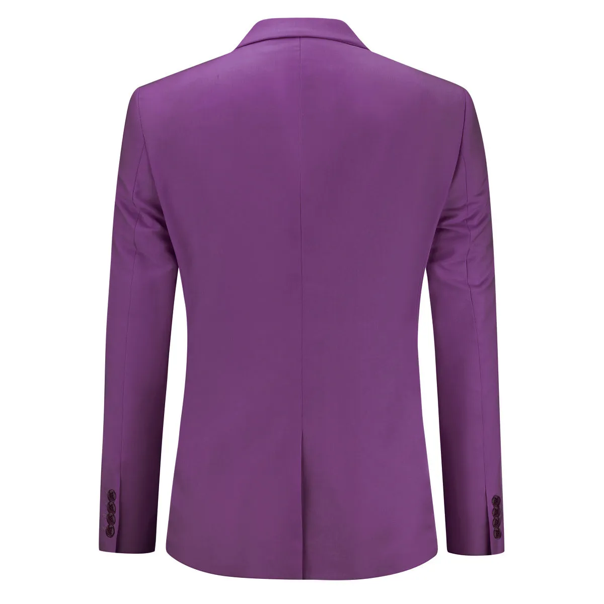 2-Piece Slim Fit Simple Designed Purple Suit