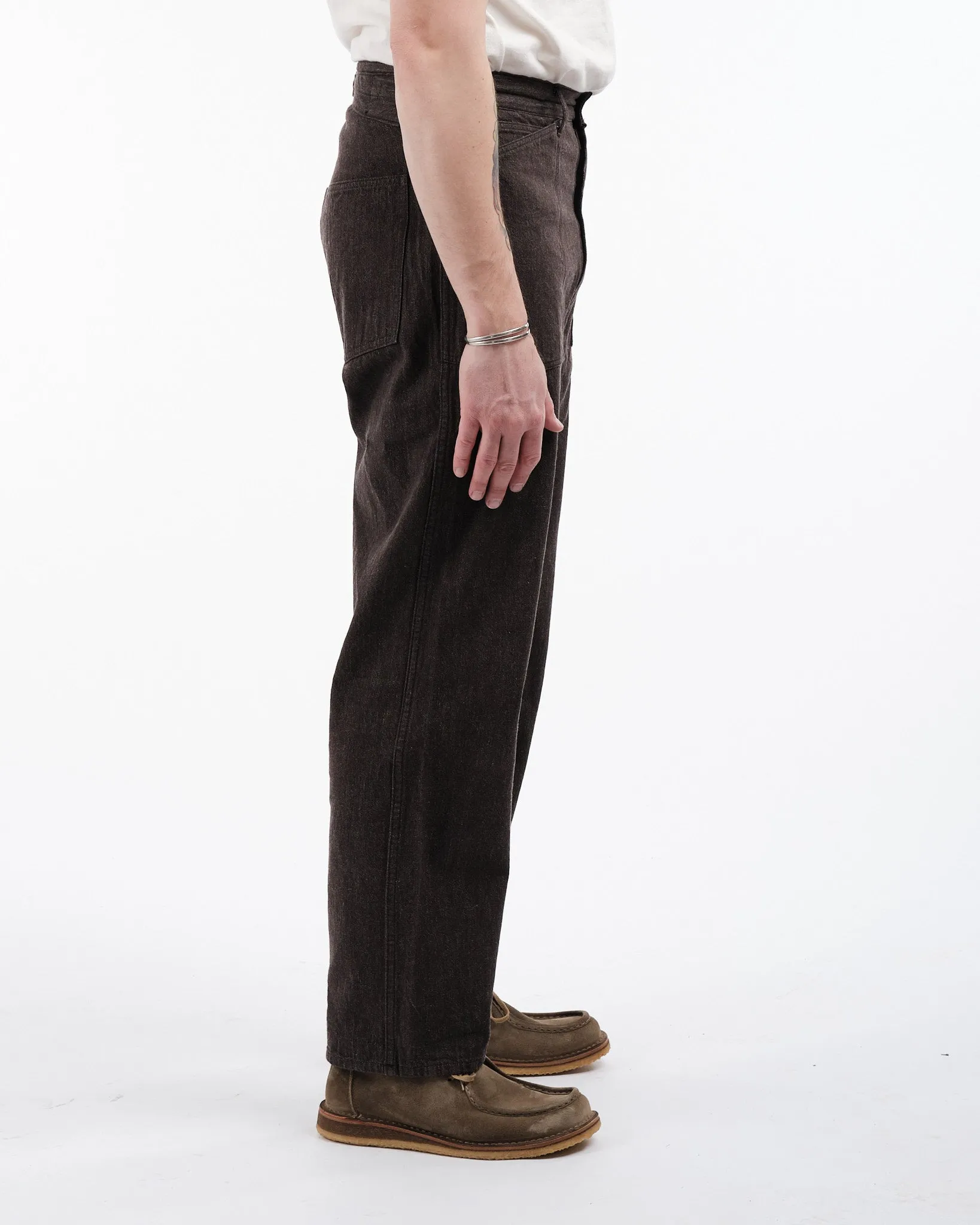 35 Backleback Baker Pants Brown One Wash