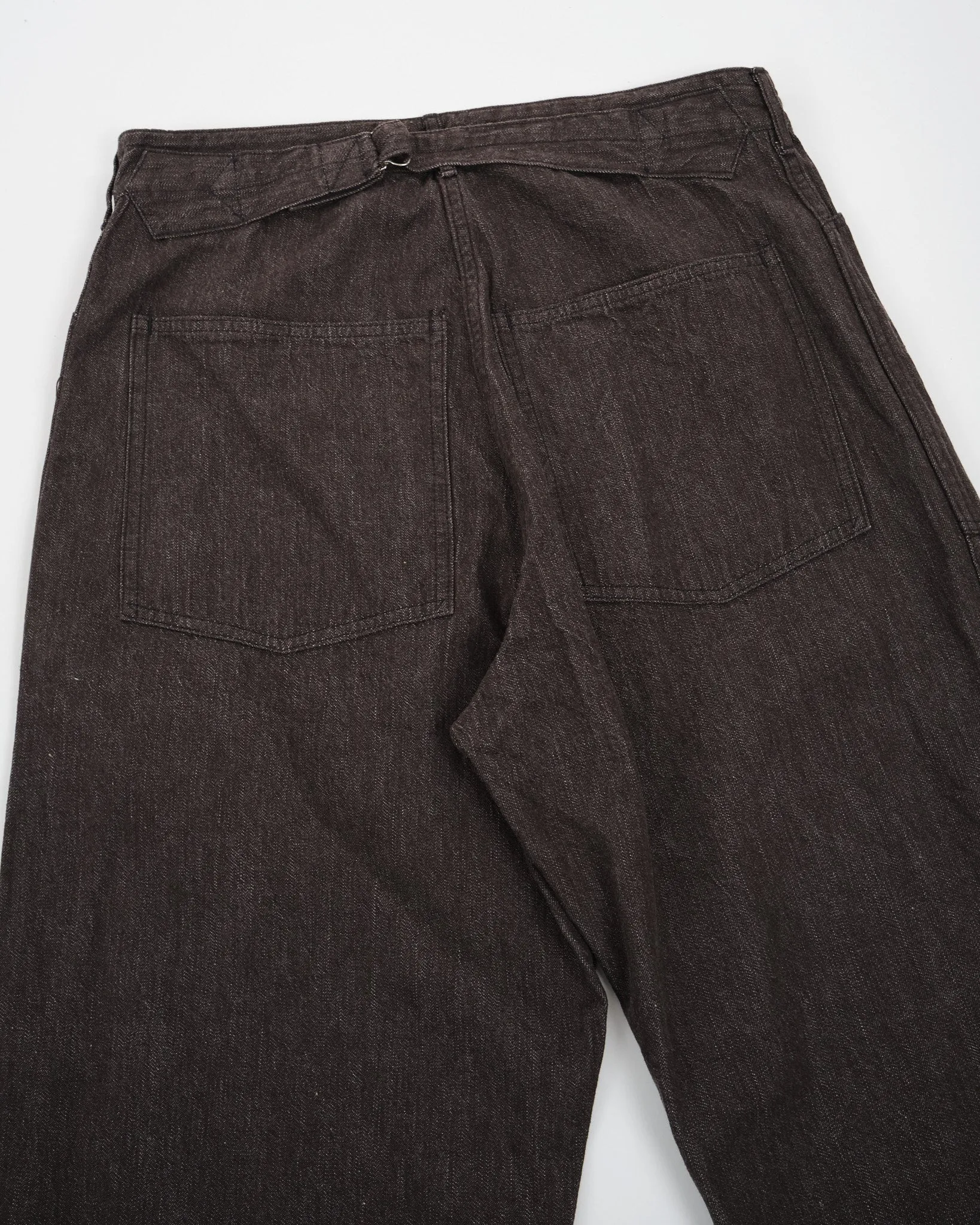 35 Backleback Baker Pants Brown One Wash