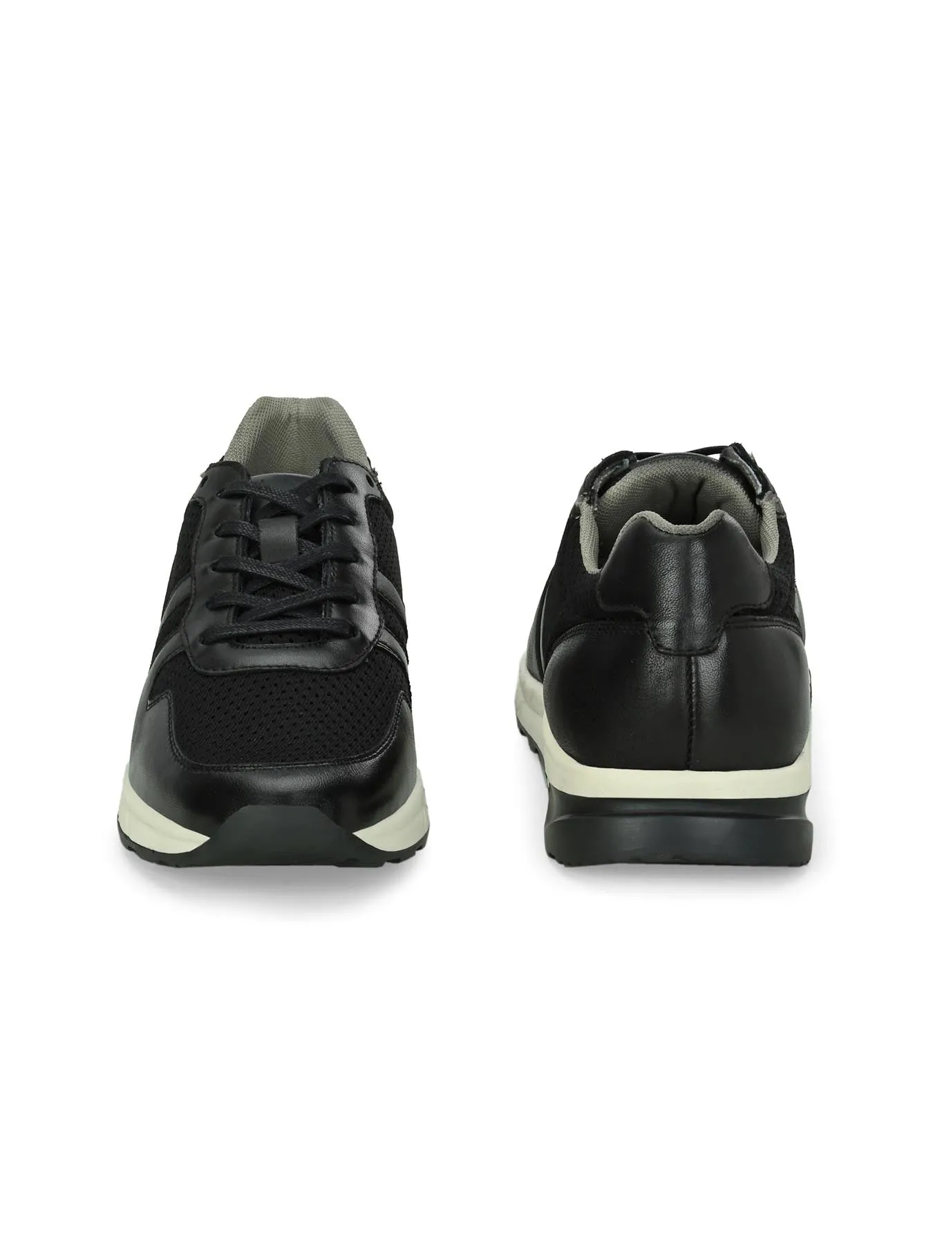 Alberto Torresi Genuine Leather 569 Black Sneakers