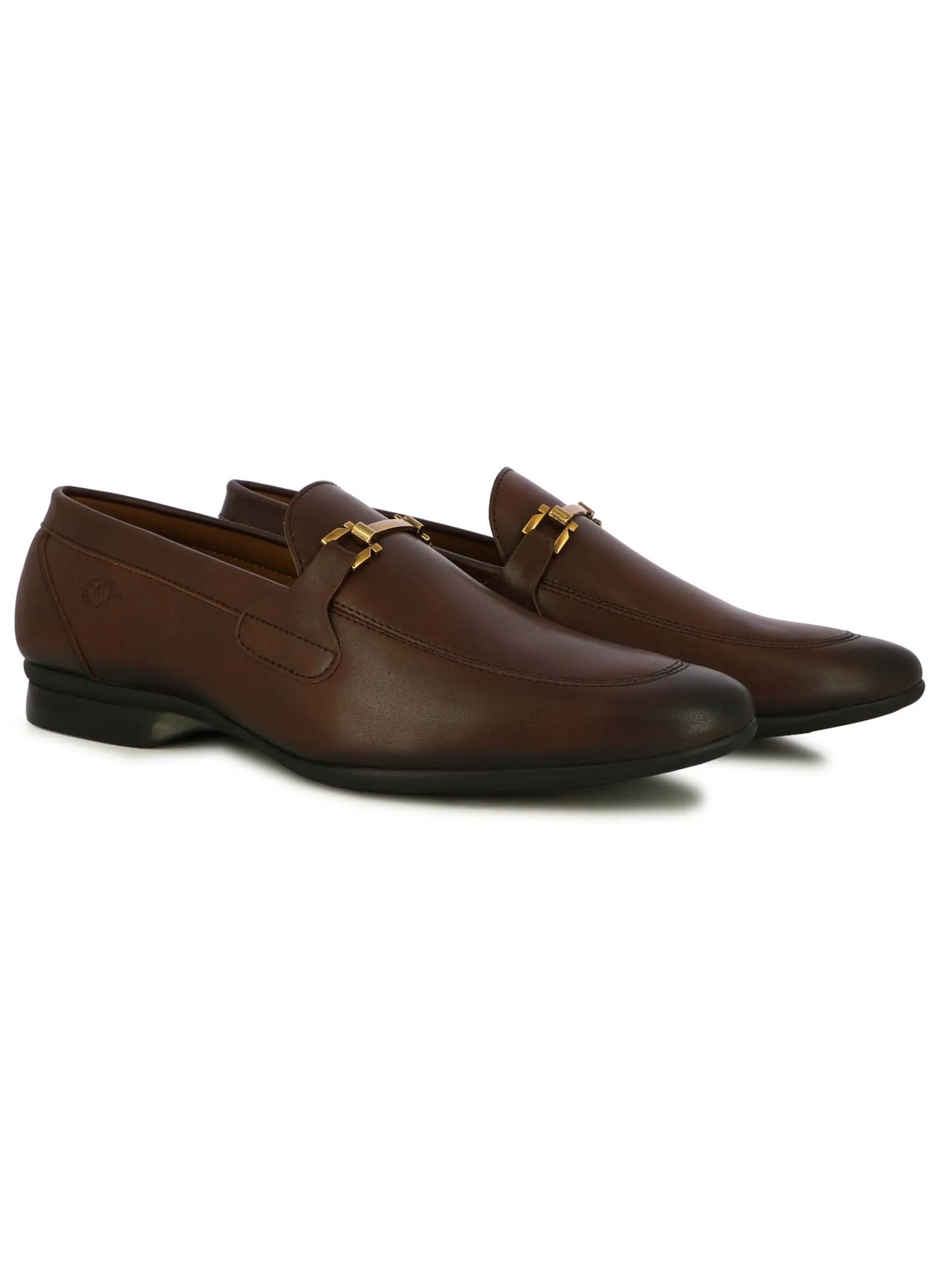 Alberto Torresi Men Cape Brown Formal Slip-Ons