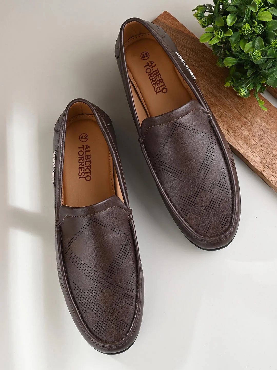 Alberto Torresi Neuss Brown Men's Loafers