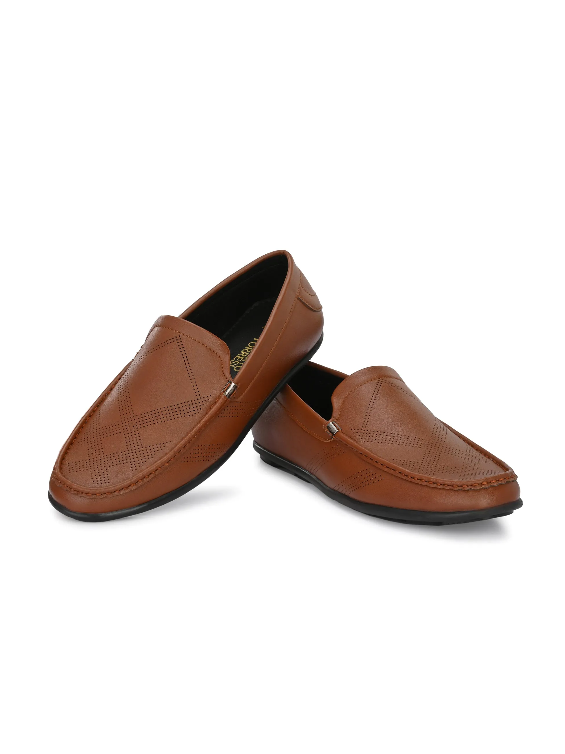 Alberto Torresi Neuss Tan Men's Loafers