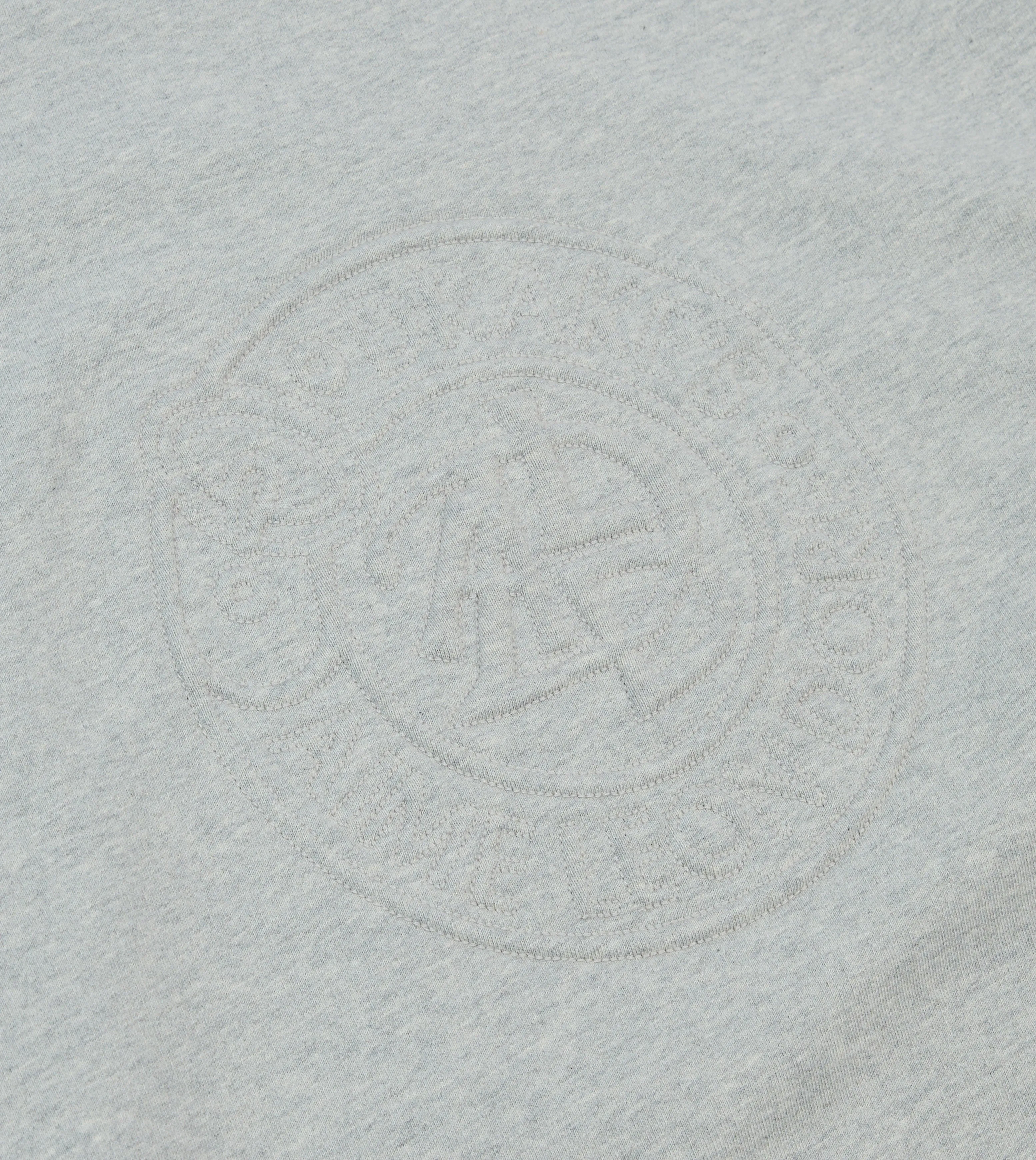 ALD / Drake's Grey Embossed Crewneck Sweatshirt