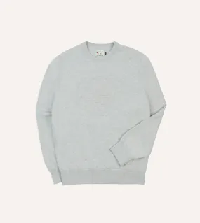 ALD / Drake's Grey Embossed Crewneck Sweatshirt