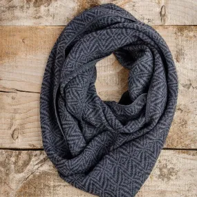 Alpaca Infinity scarf - Charcoal