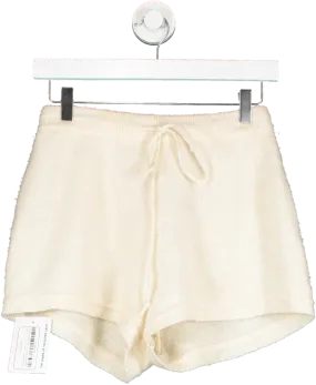 American Vintage Cream Super Soft Shorts UK M