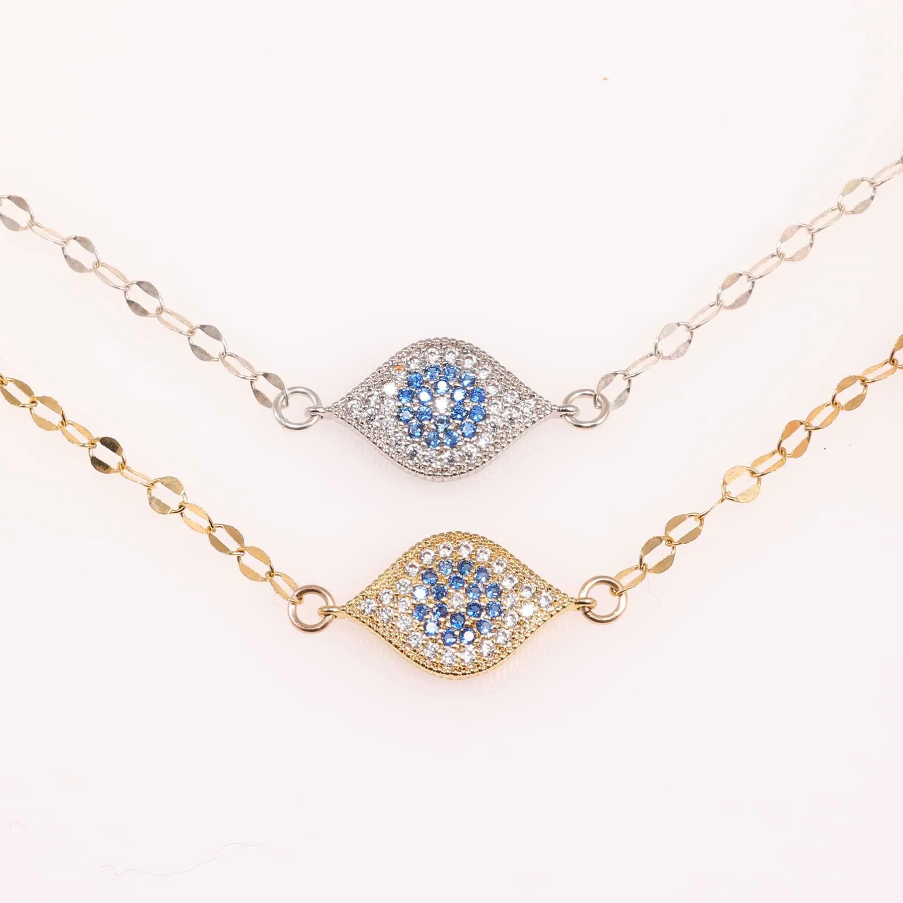 Ankara - Topaz Evil Eye Pendant Necklace