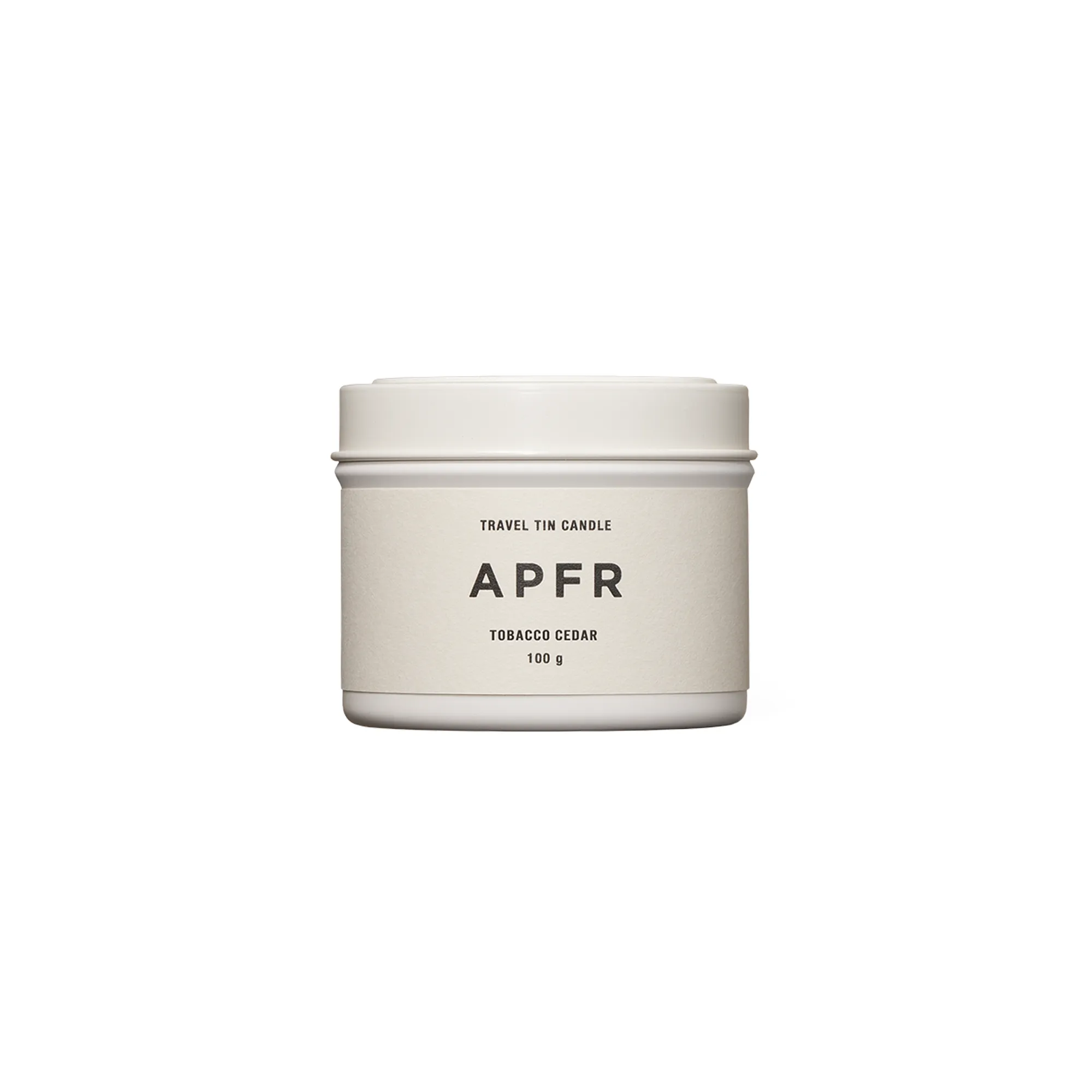 APFR Travel Tin Candle "Tobacco Cedar"