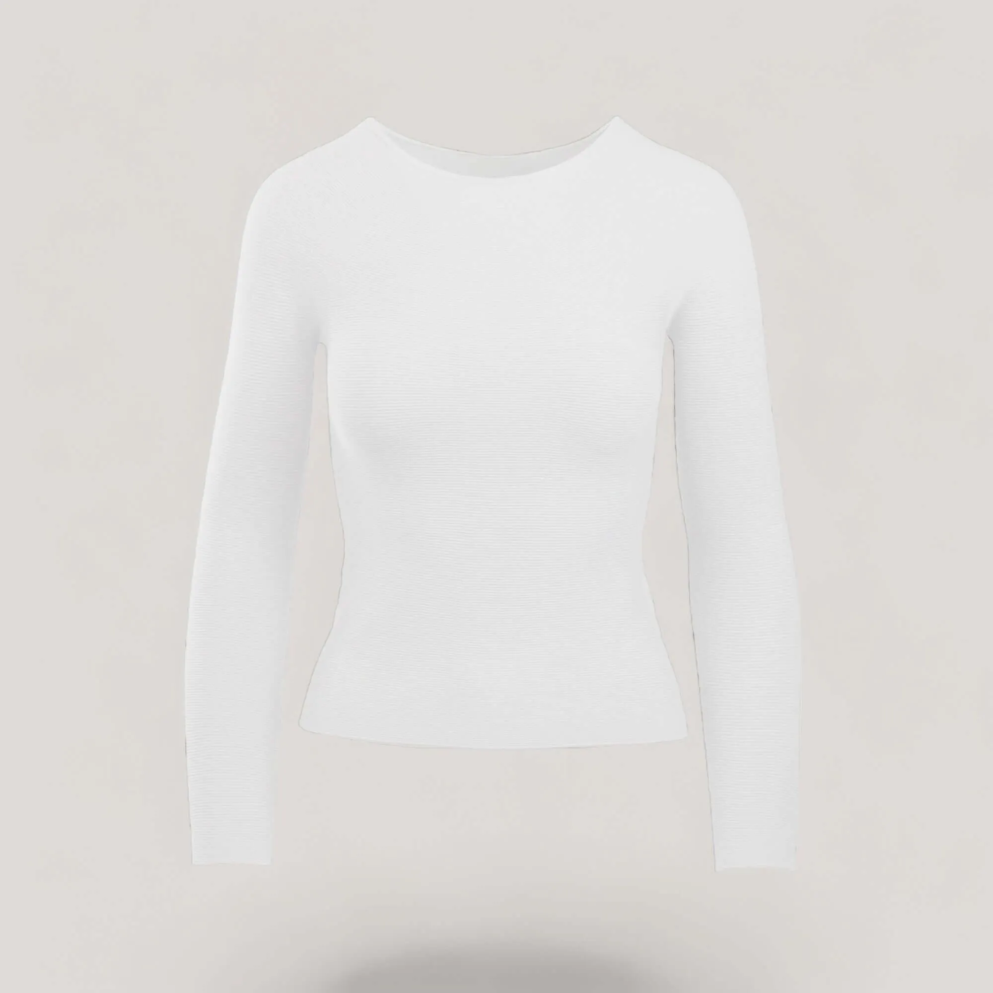 AVERY | Boat Neck Long Sleeve Top