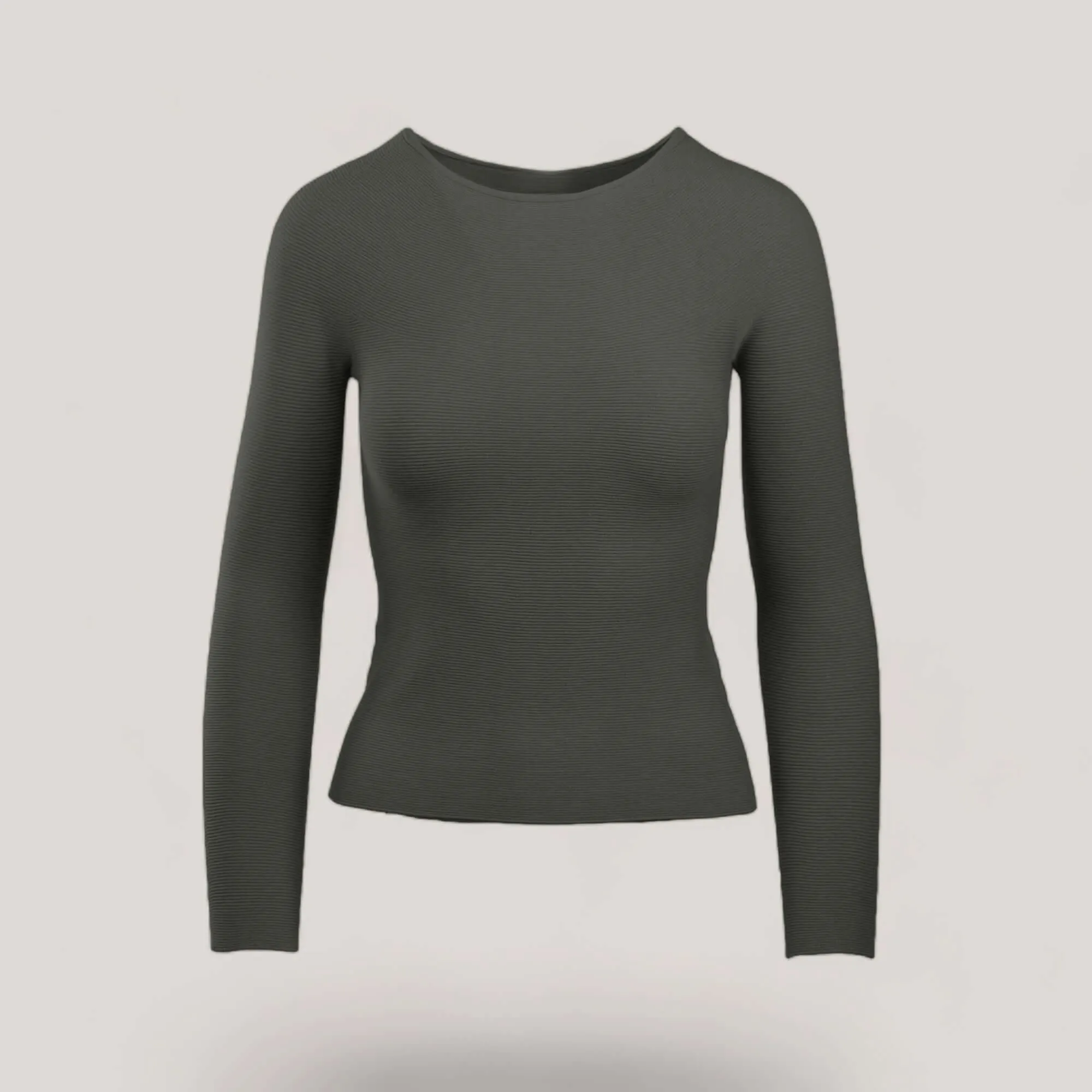 AVERY | Boat Neck Long Sleeve Top