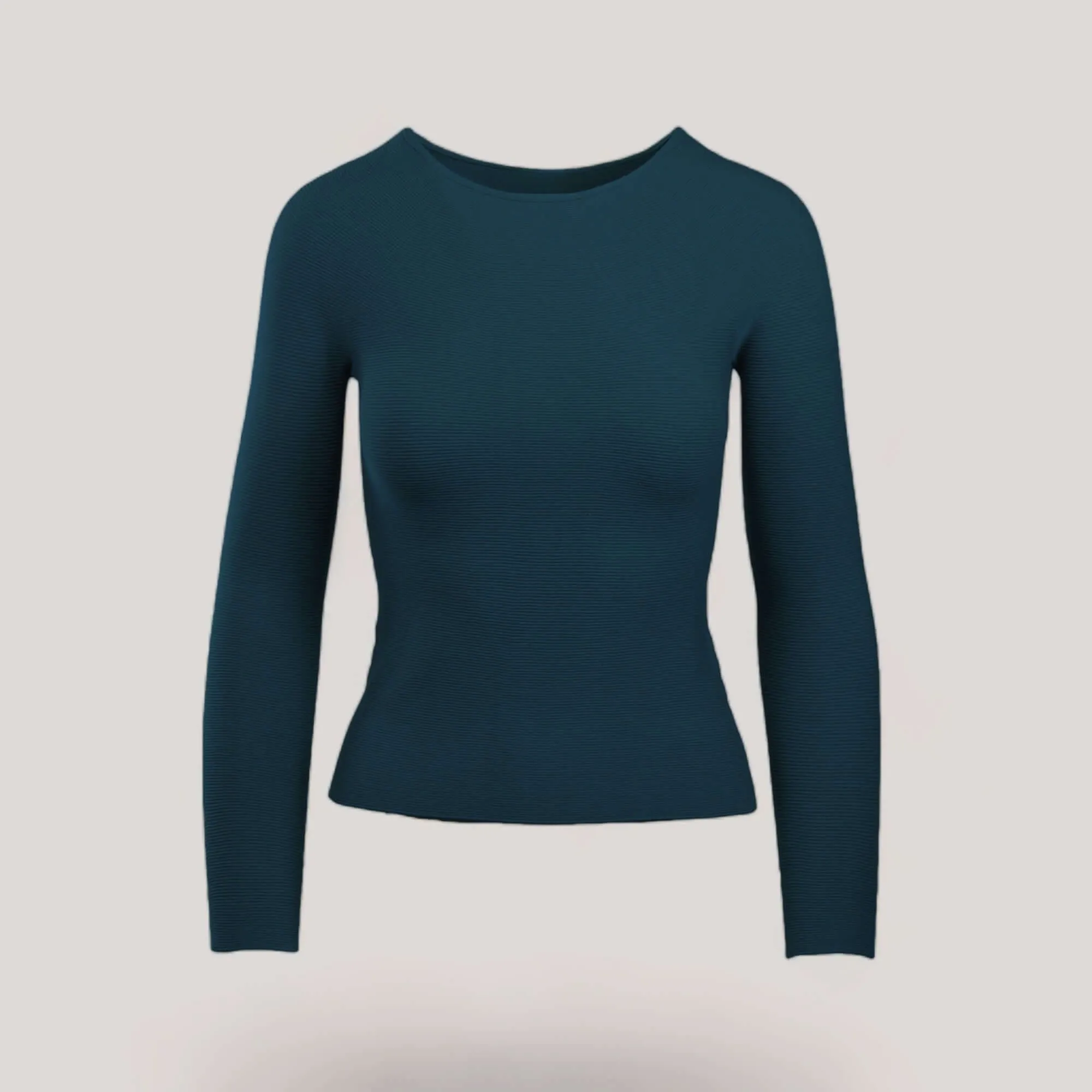 AVERY | Boat Neck Long Sleeve Top