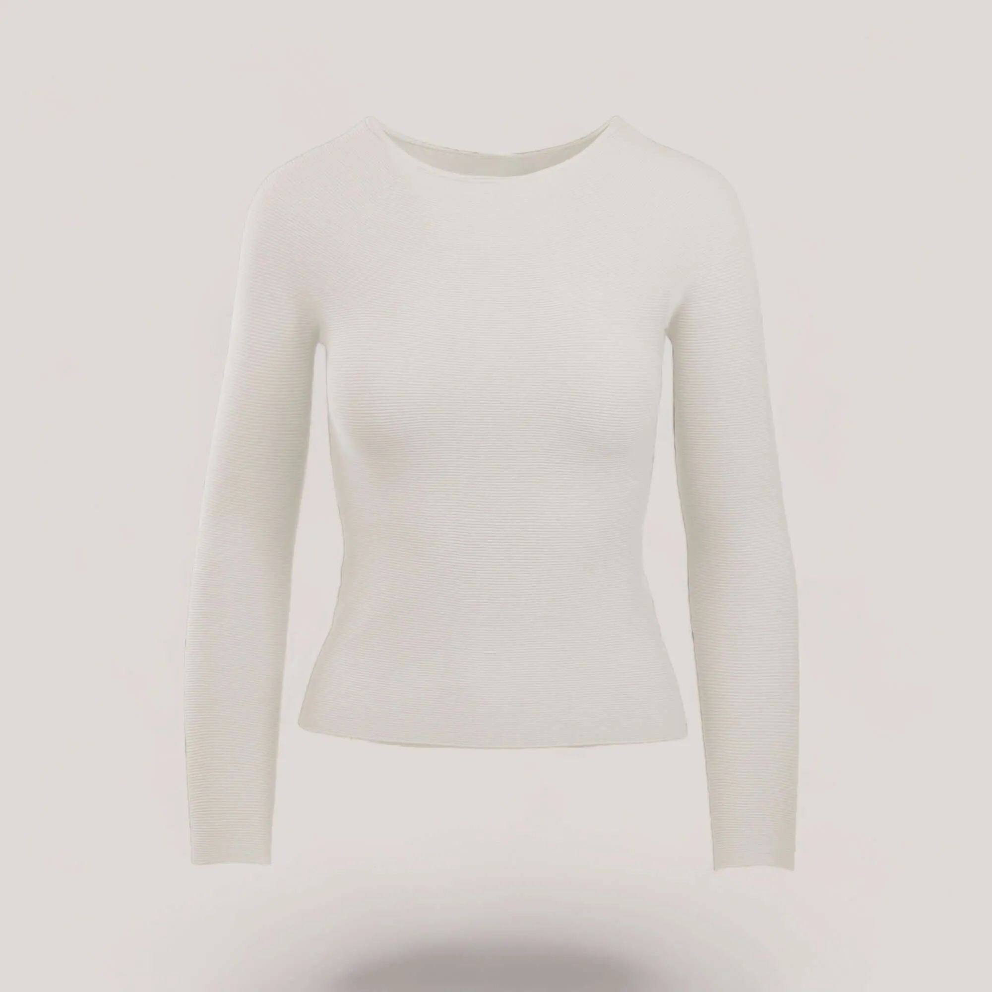 AVERY | Boat Neck Long Sleeve Top