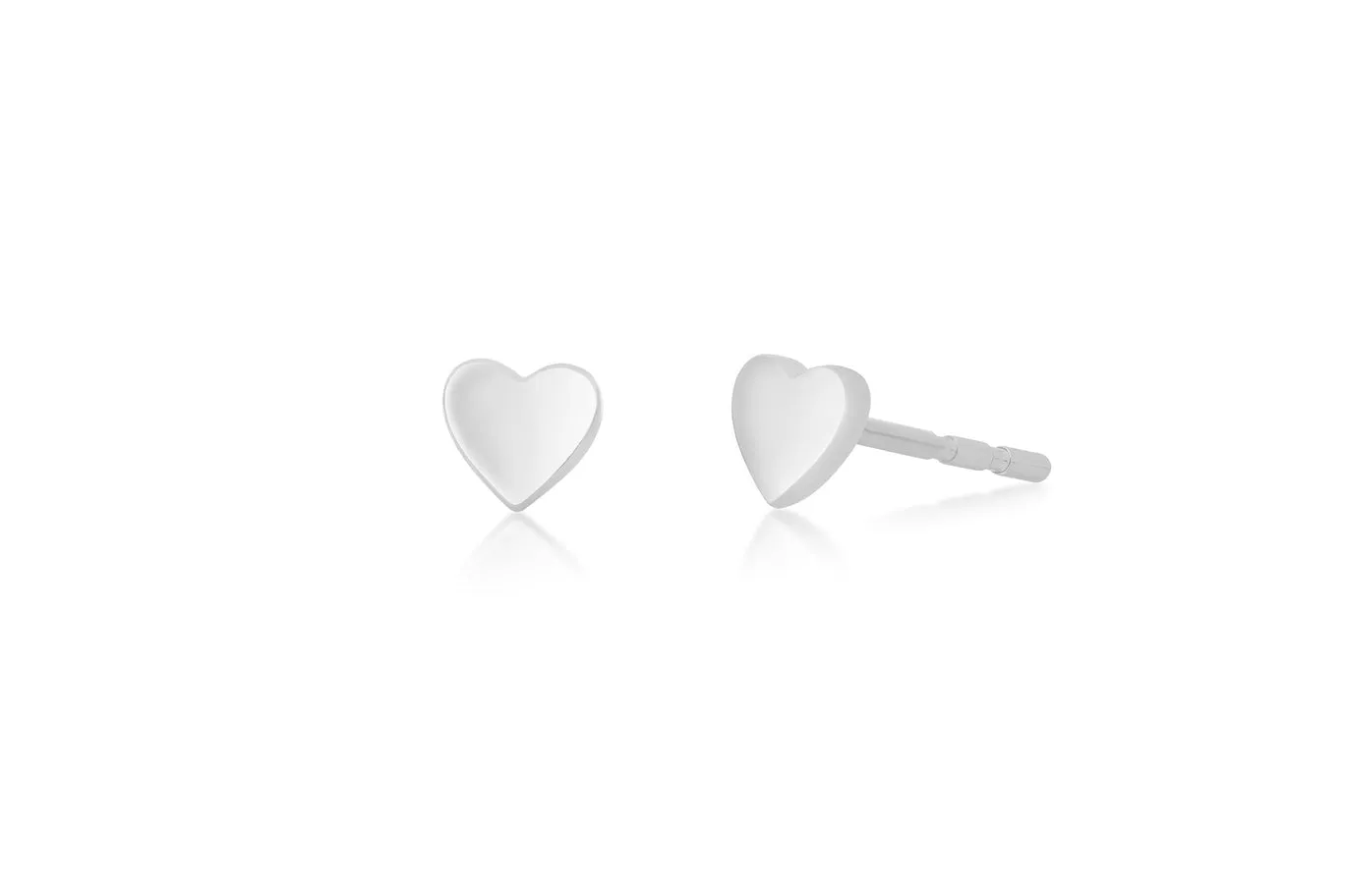 Baby Gold Heart Stud Earring