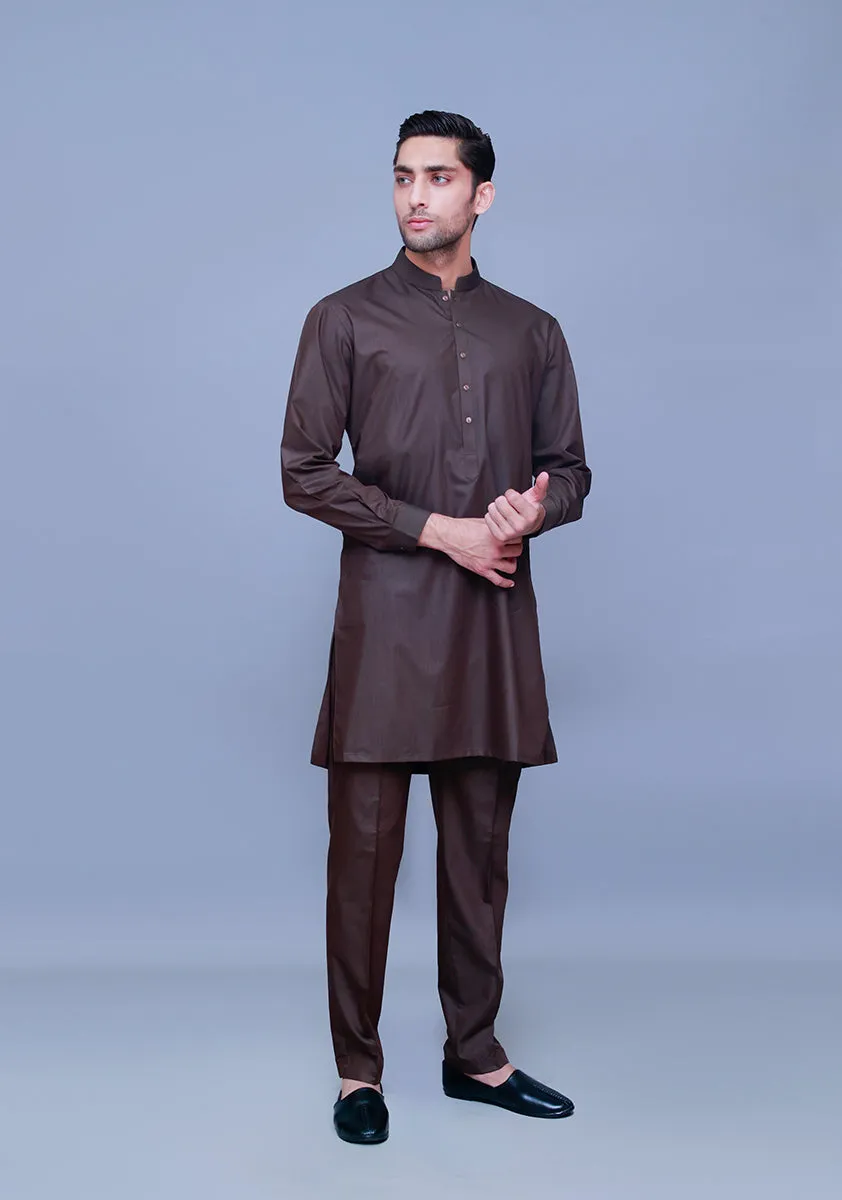 Basic Poly Viscose Maluki Java Slim Fit Suit