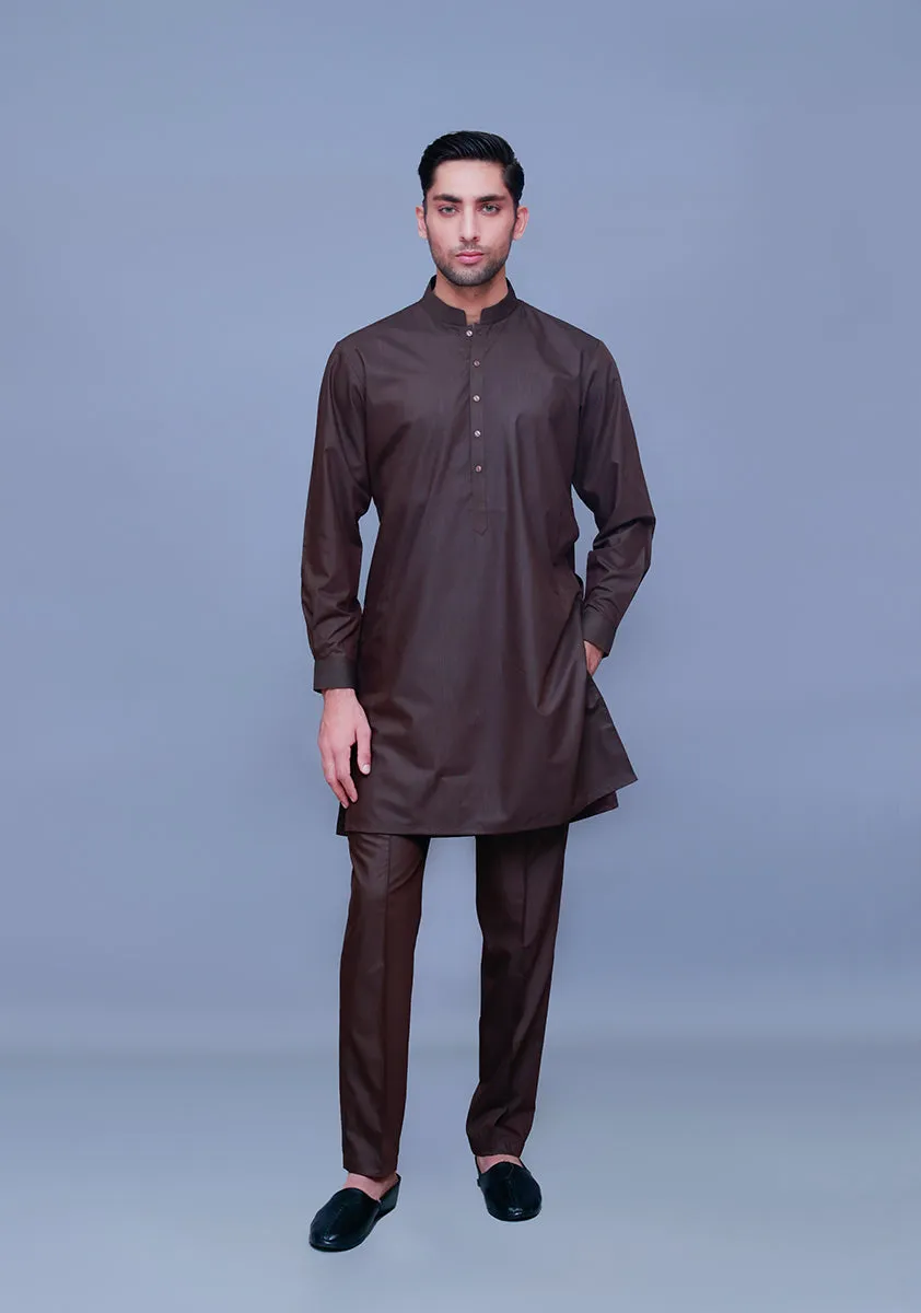 Basic Poly Viscose Maluki Java Slim Fit Suit