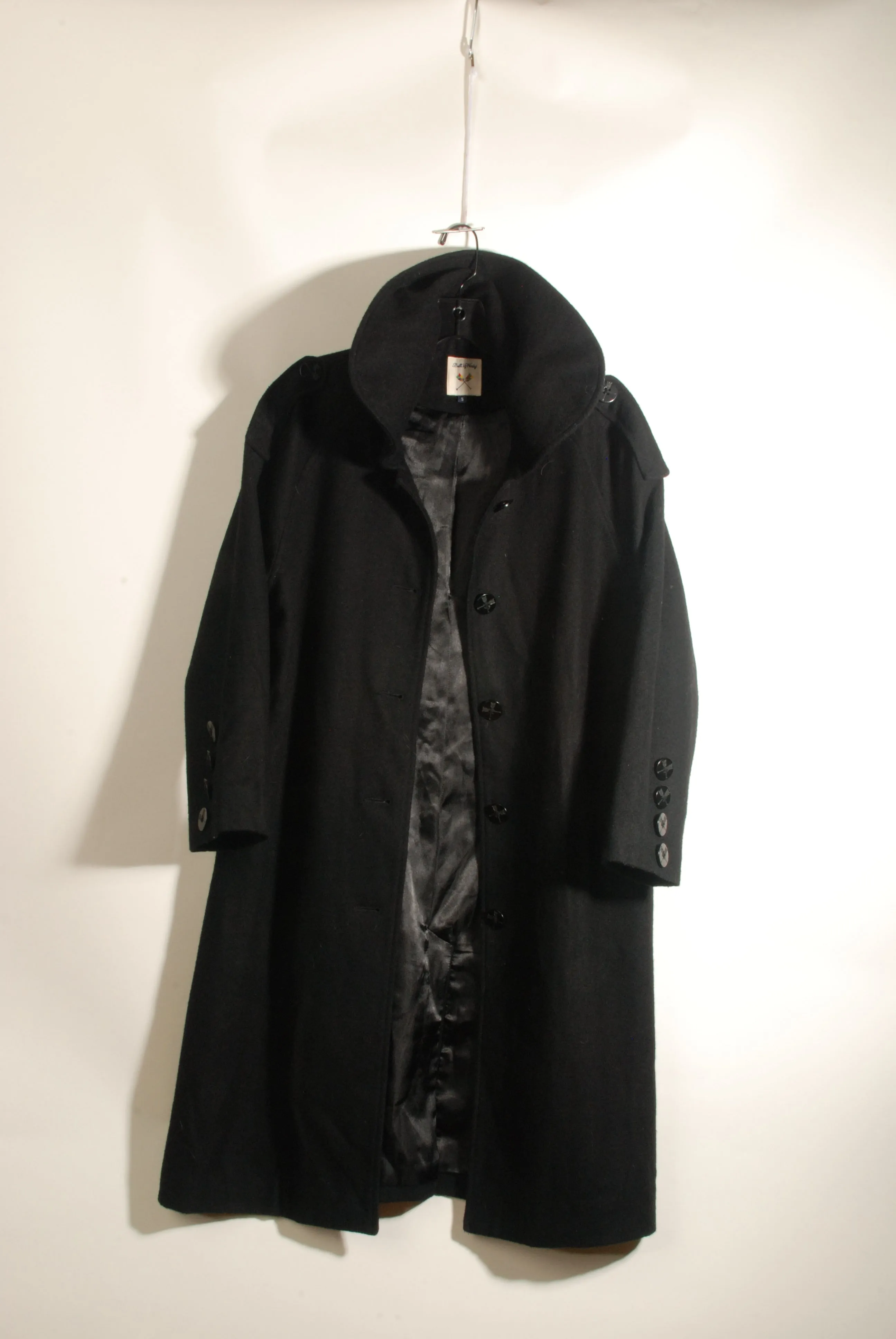 Black Wool Overcoat ° Small ° 2007