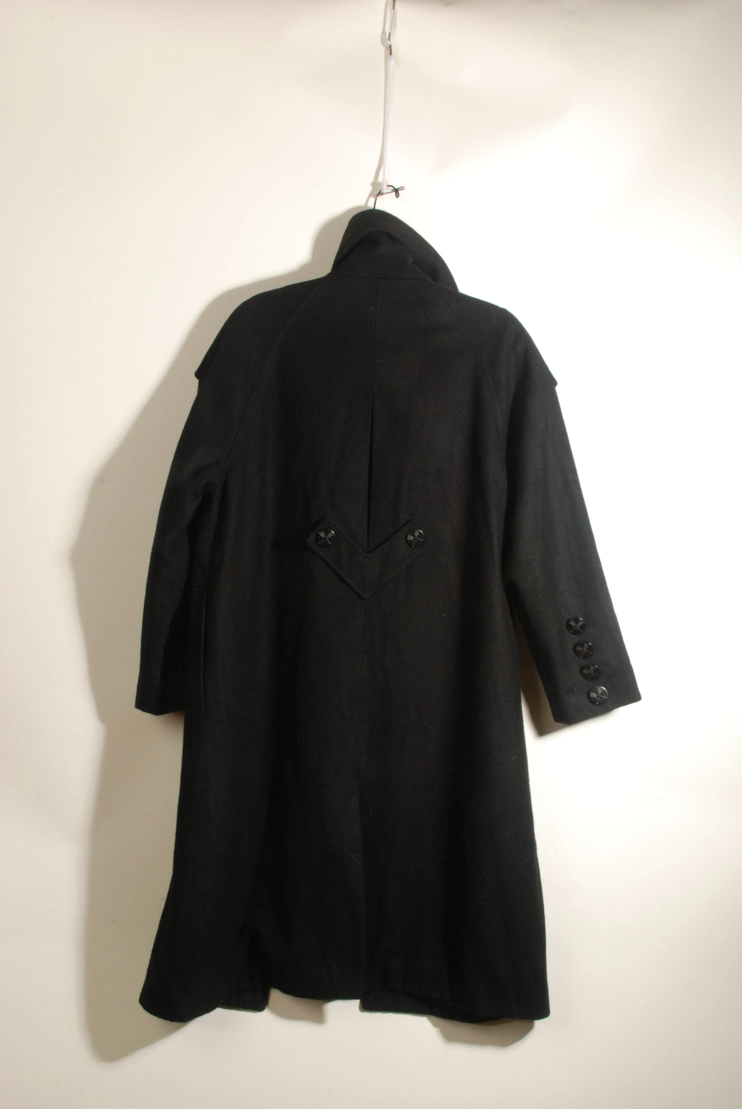 Black Wool Overcoat ° Small ° 2007