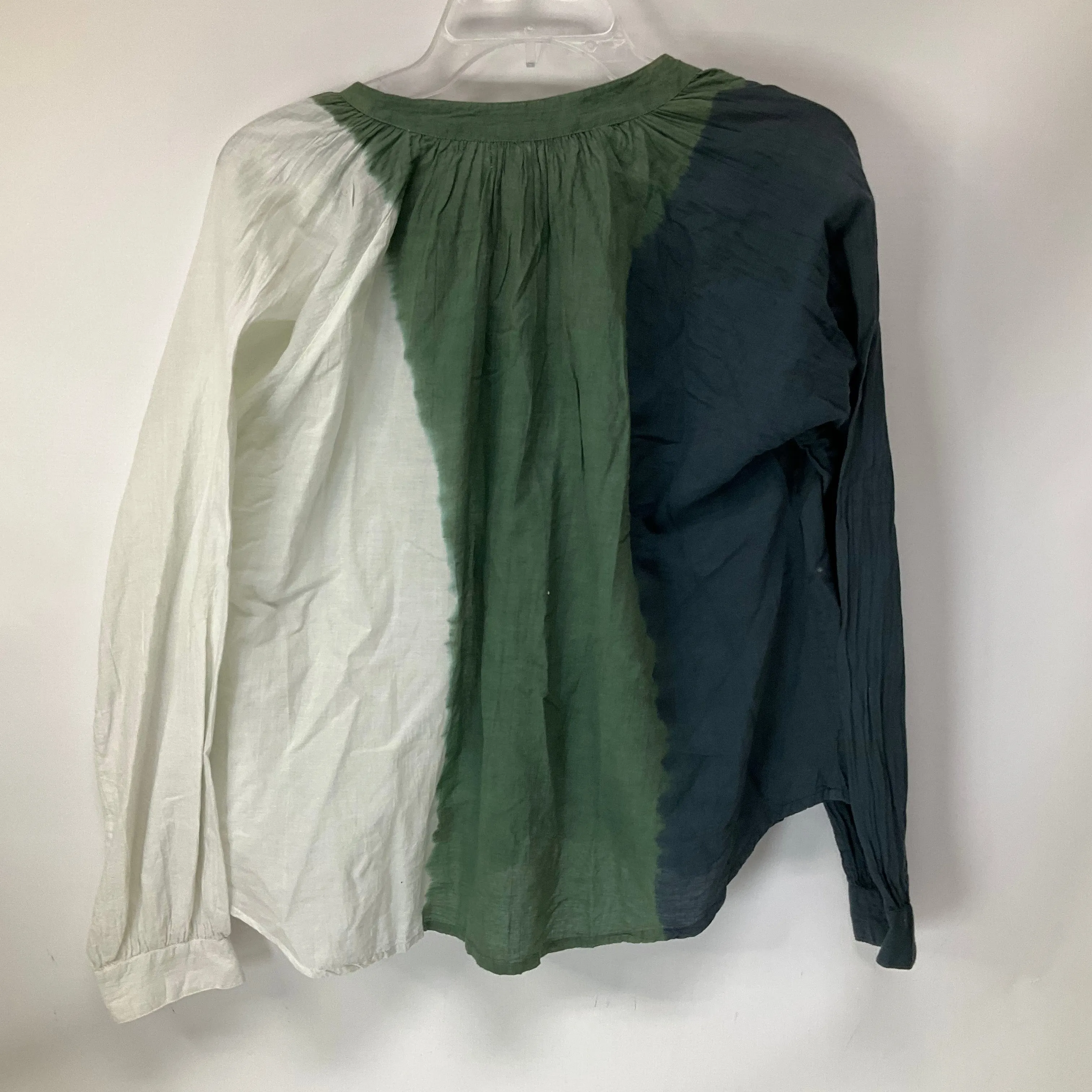 Blouse Long Sleeve By Cma In Green, Size: M