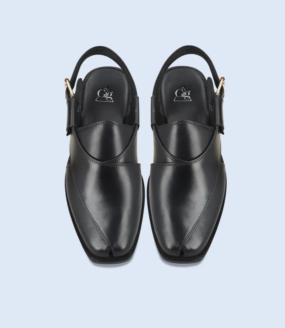 BM5614-BLACK-Men peshawari's