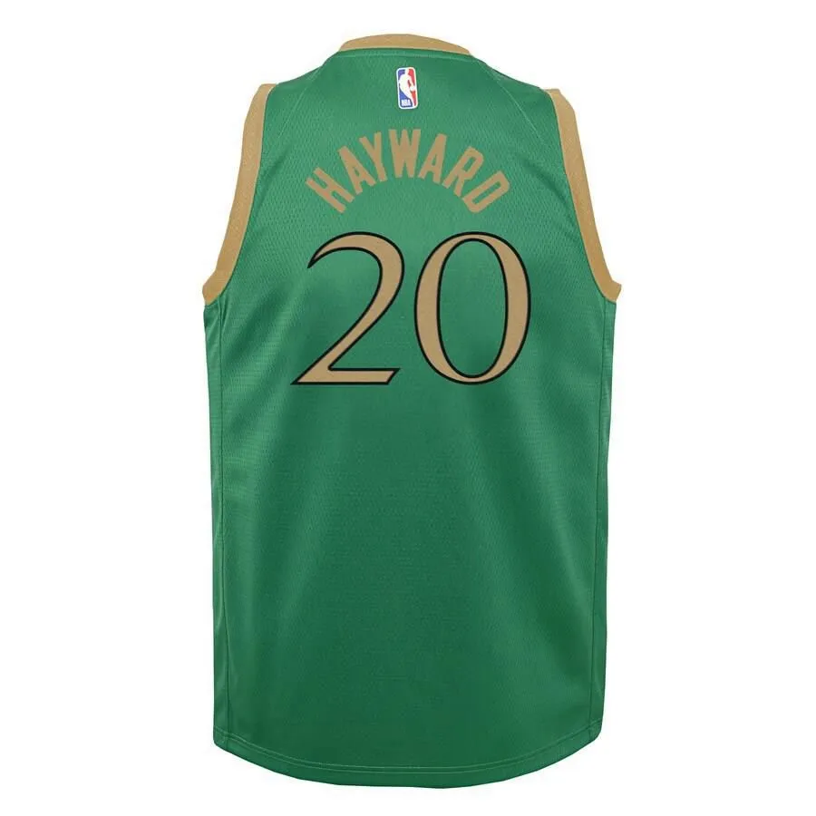 Boston Celtics Gordon Hayward Nike Swingman City Jersey Kids - Green | Ireland H3380D0