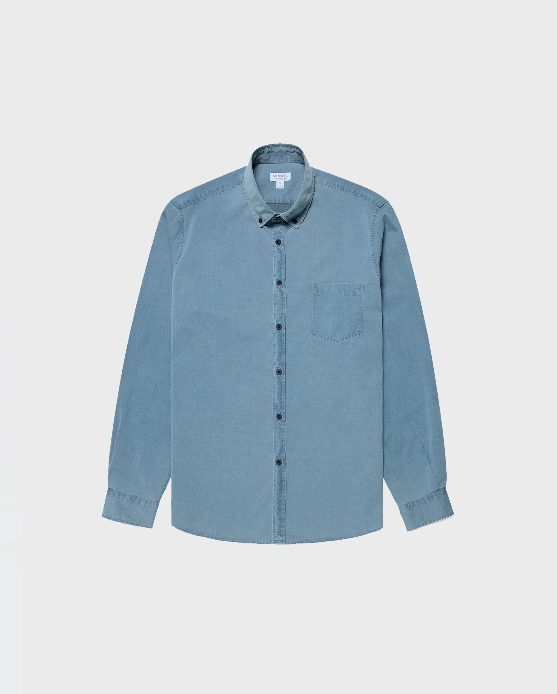 BUTTON DOWN SHIRT / LIGHT INDIGO