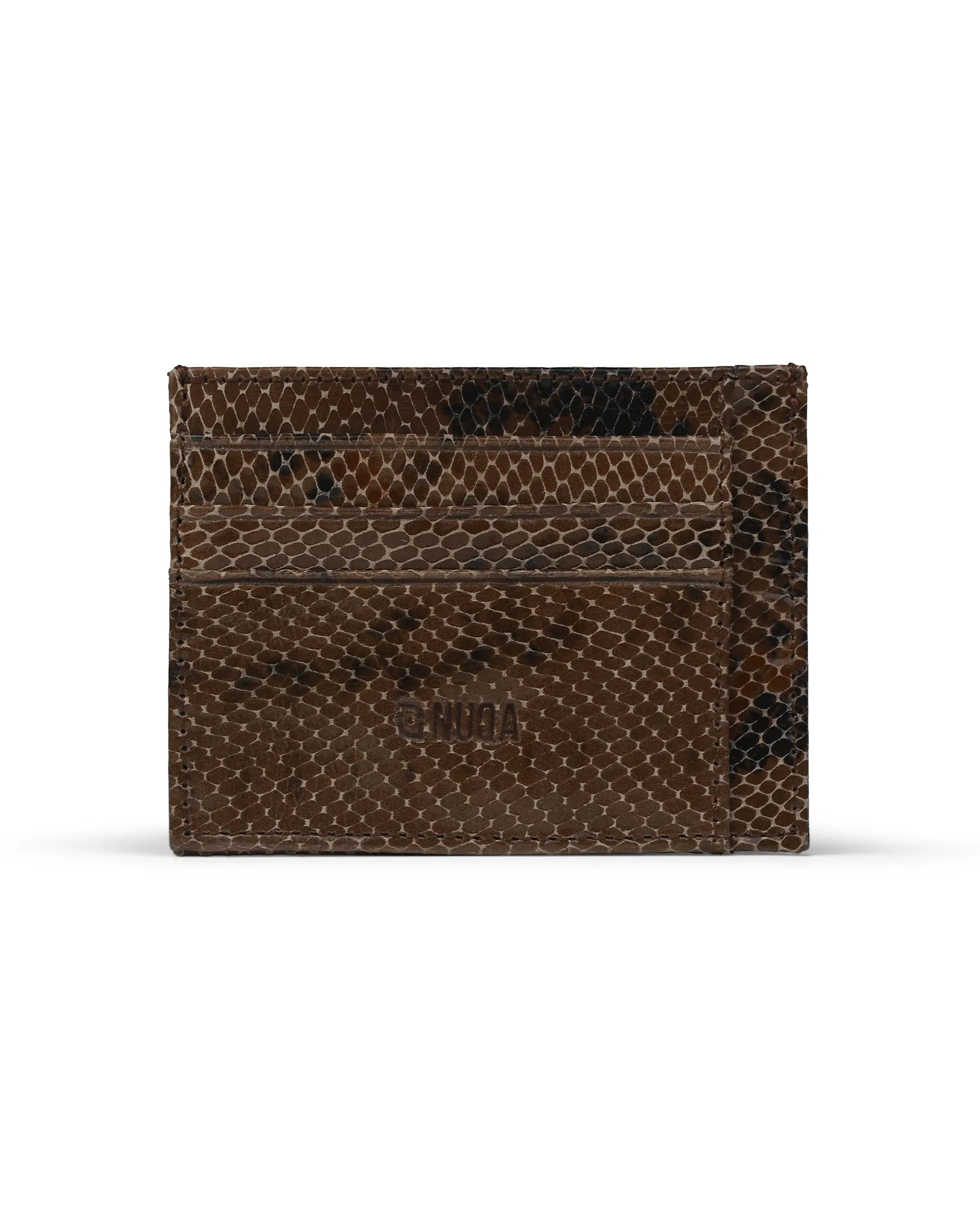 Compact Leather Cardholder - Pardo Viper