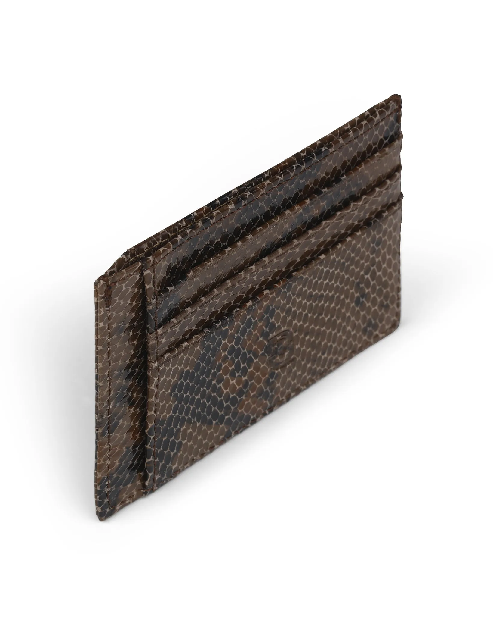 Compact Leather Cardholder - Pardo Viper