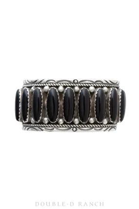 Cuff, Row, Onyx, Hallmark, Vintage, 3378