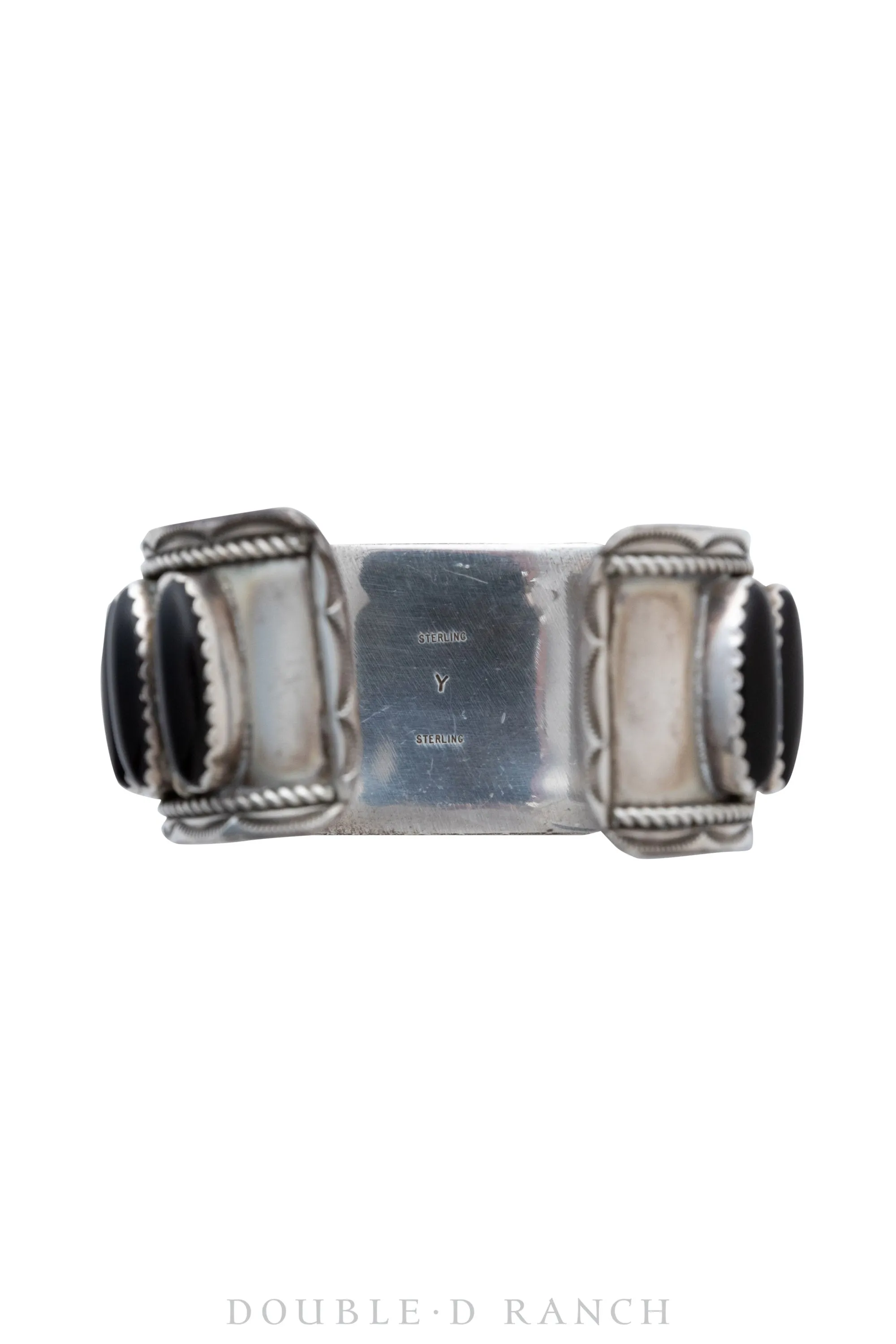 Cuff, Row, Onyx, Hallmark, Vintage, 3378