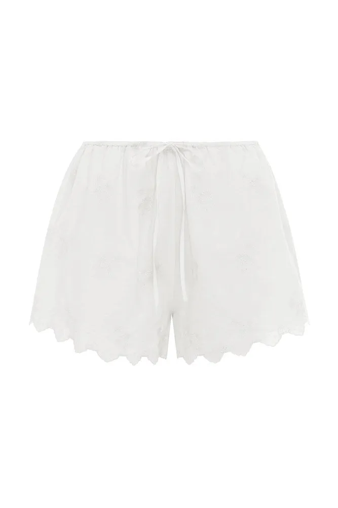 DAHLIA SHORT - VINTAGE WHITE