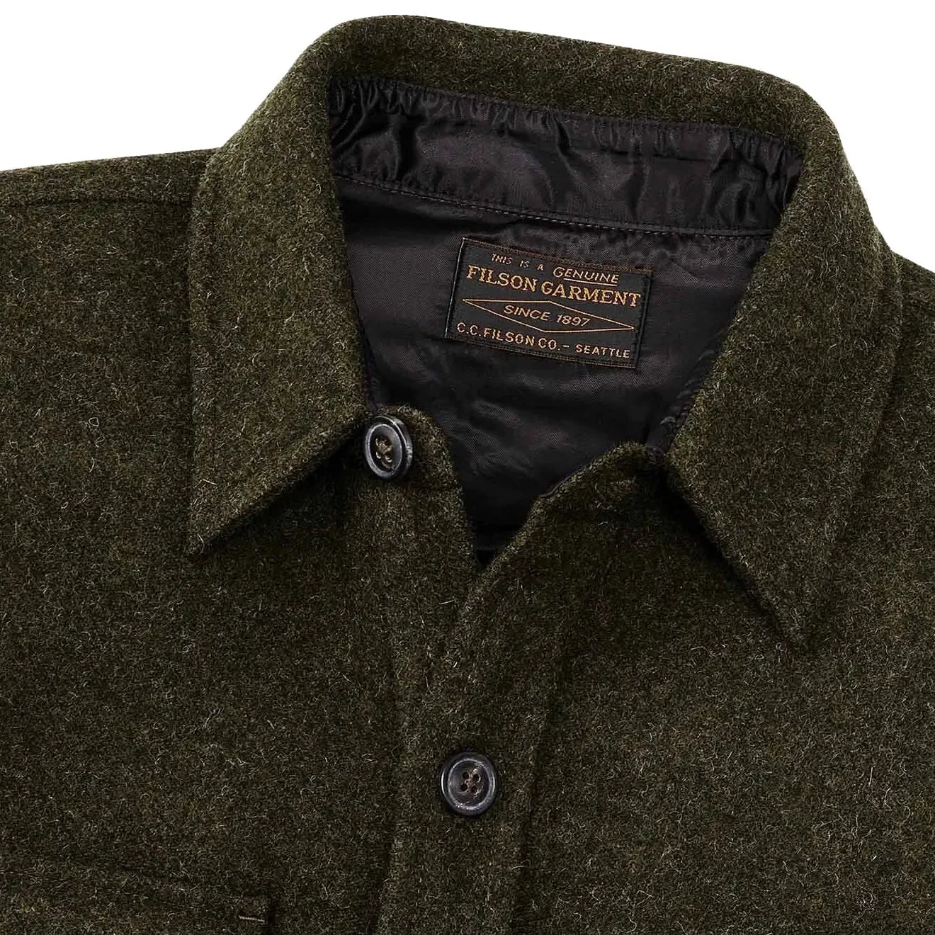 Filson CPO Wool Jac-Shirt Forest Green