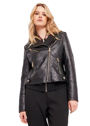 Gaudì women's eco-leather jacket 321BD38003 2001 black