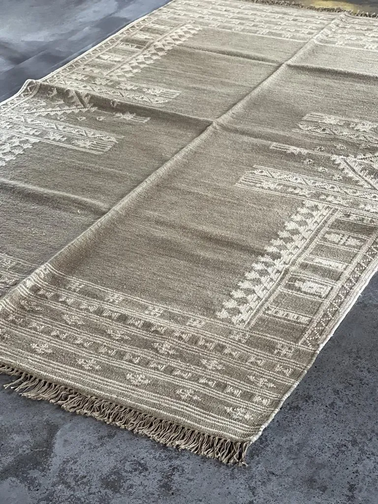 Hand Knotted Wool & Cotton RUG 45