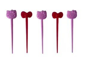 Hello Kitty & Bows Food Picks