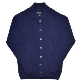 Howlin' - Four Eyes Wool Cardigan - Navy