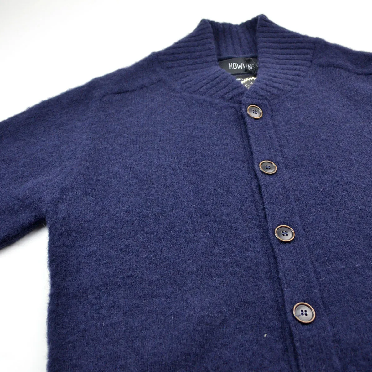 Howlin' - Four Eyes Wool Cardigan - Navy