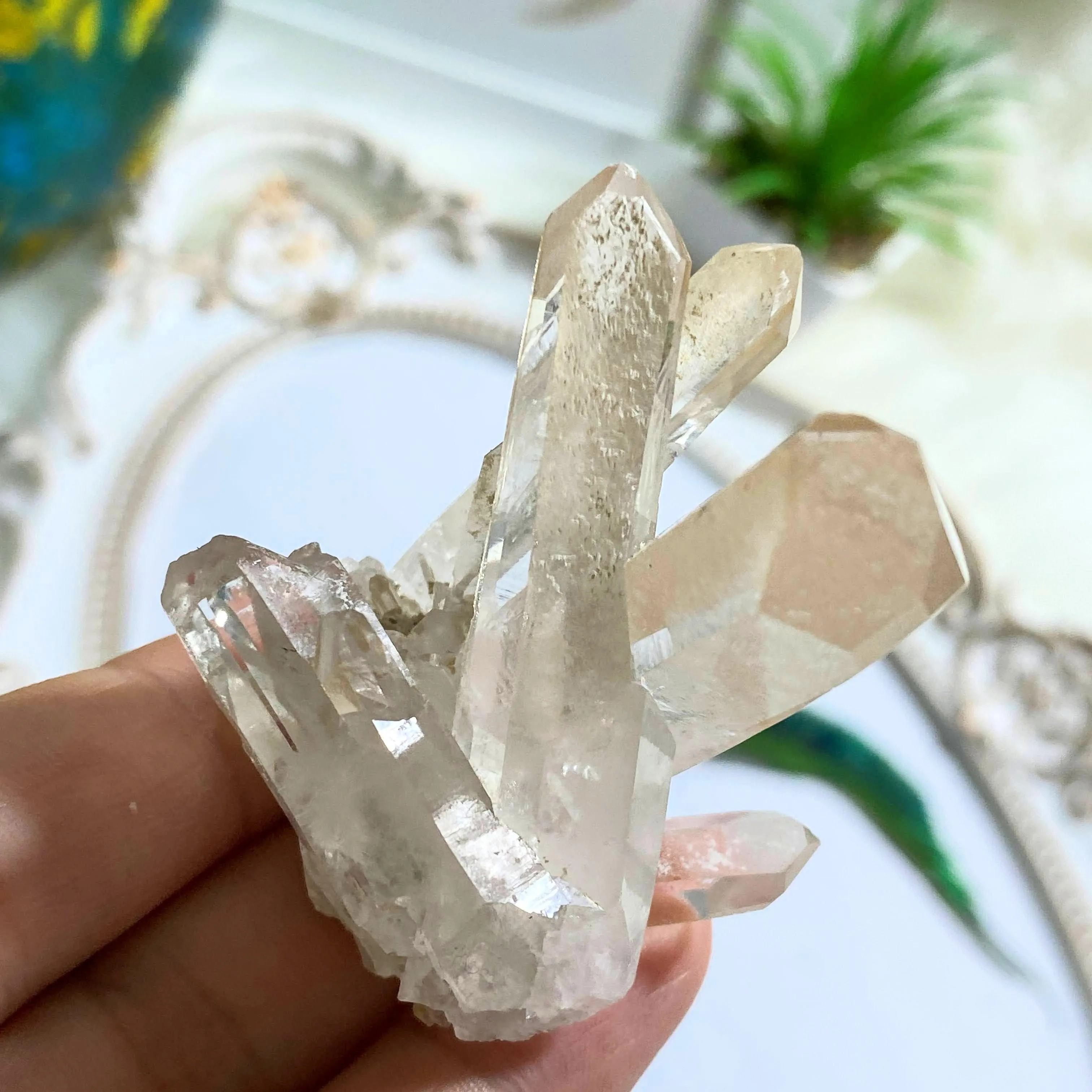 Incredible Tangerine & Clear Quartz Cluster From Zeca De Souza, Brazil ~  A Tucson Treasure Unveiled