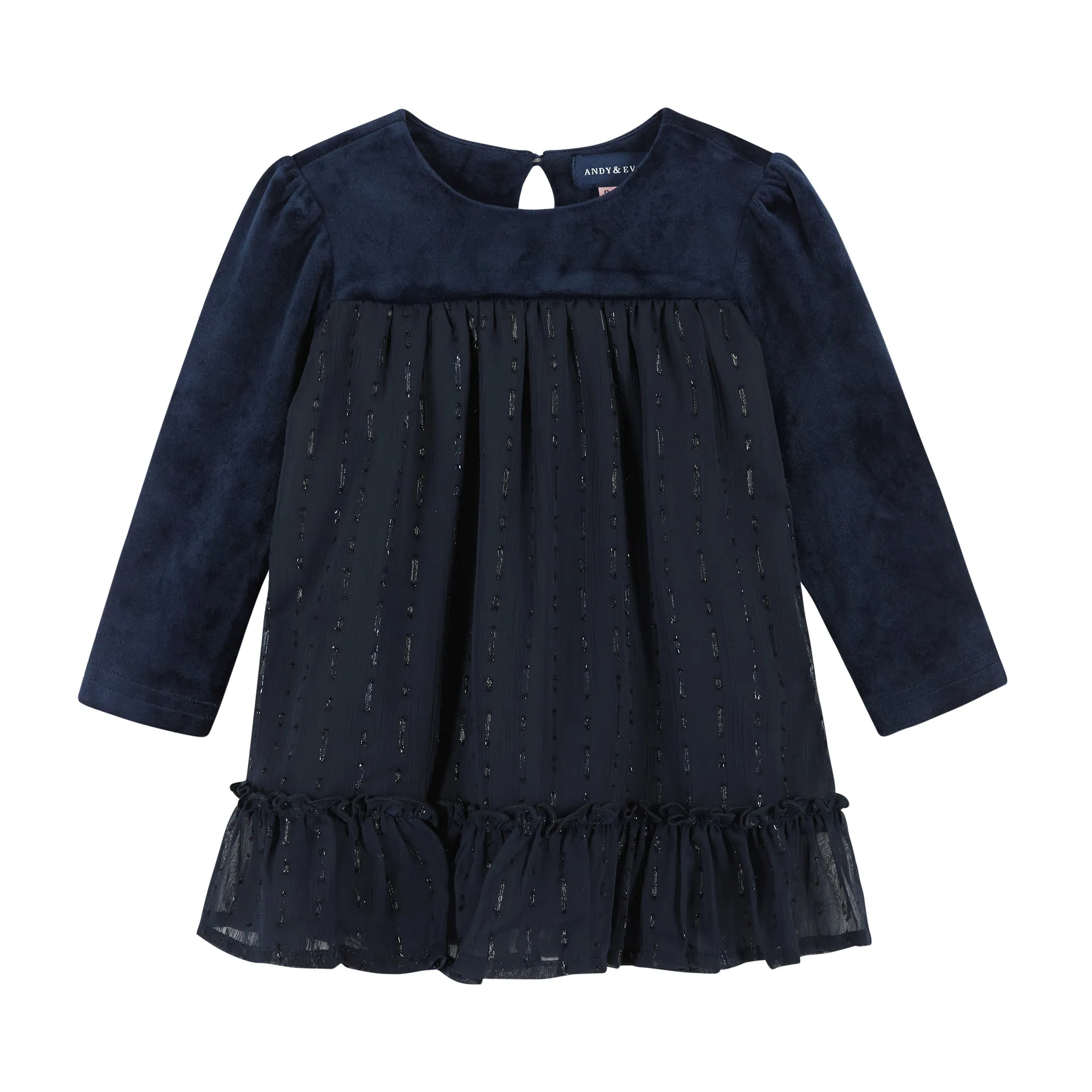 Infant Navy Holiday Dress  | Navy