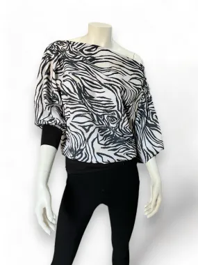 Julisha Top - Beige Zebra