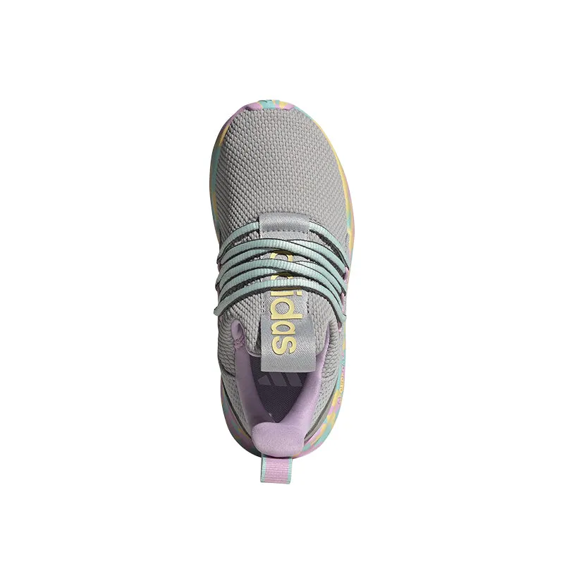 Kid's Preschool Lite Racer Adapt 7.0 Grey/Flash Aqua/Lilac