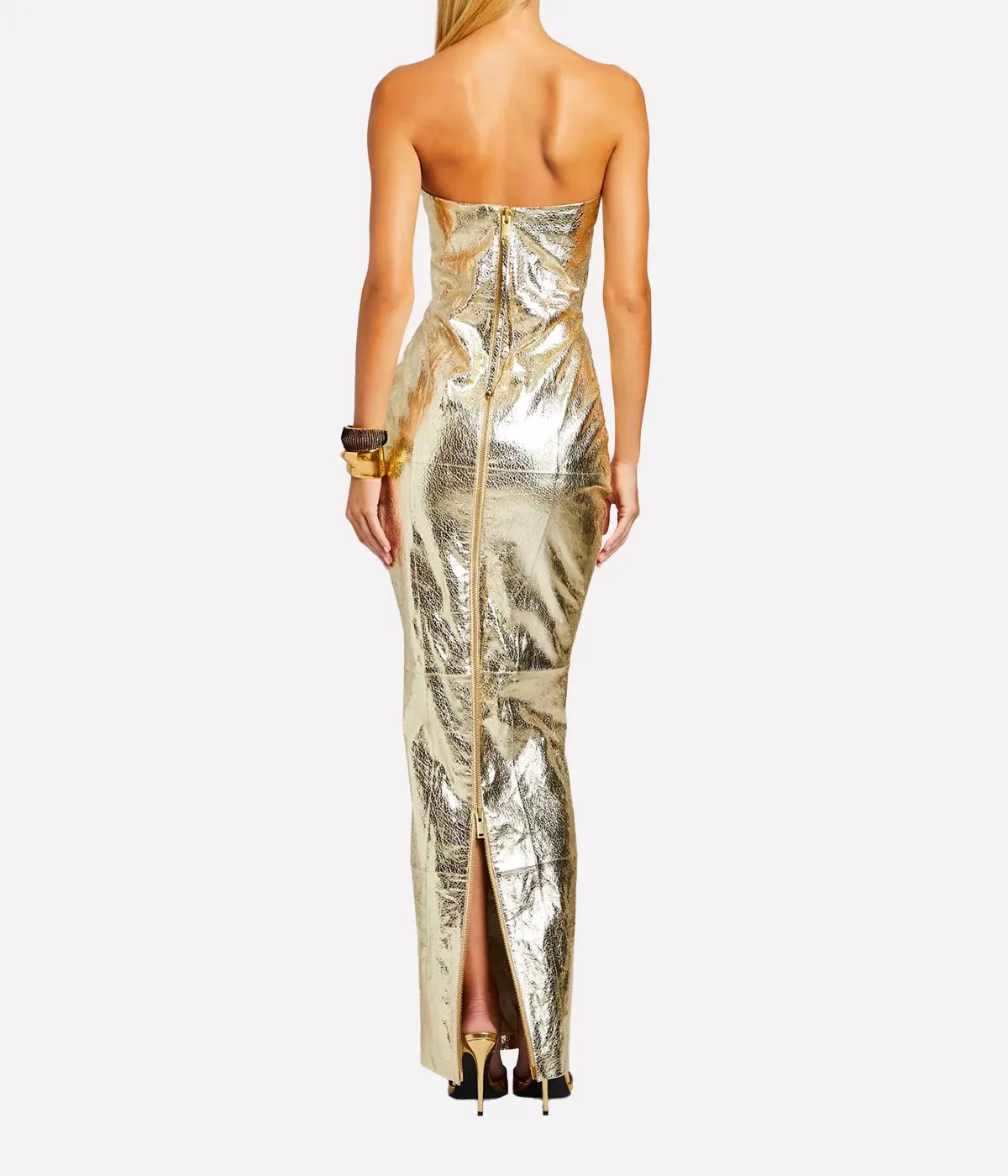 Lavonne Dress in Gold