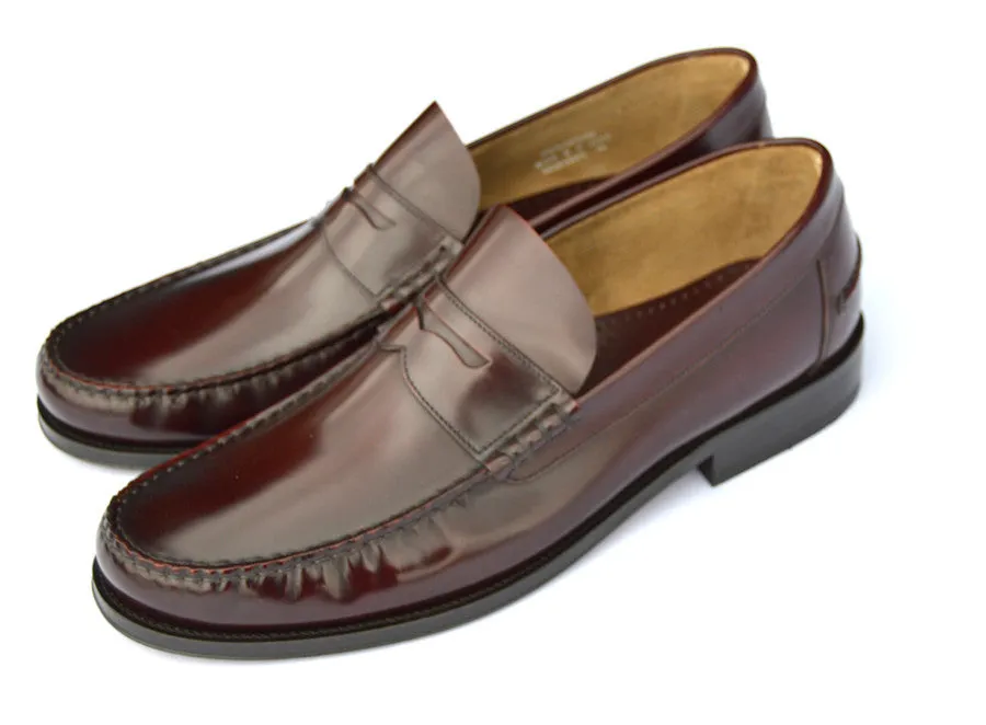 LOAKE Princeton Moccasin shoe - Burgundy