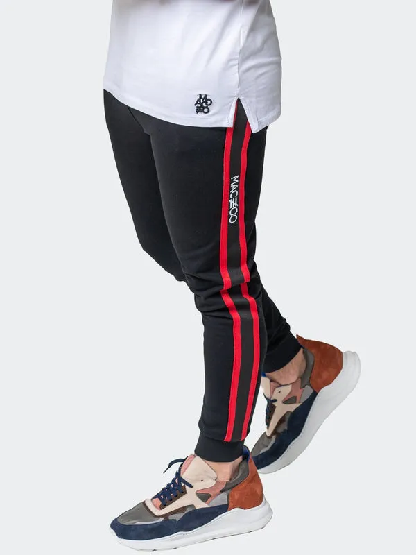 Maceoo Stretch Athletic Wear | Jogger Leo Black