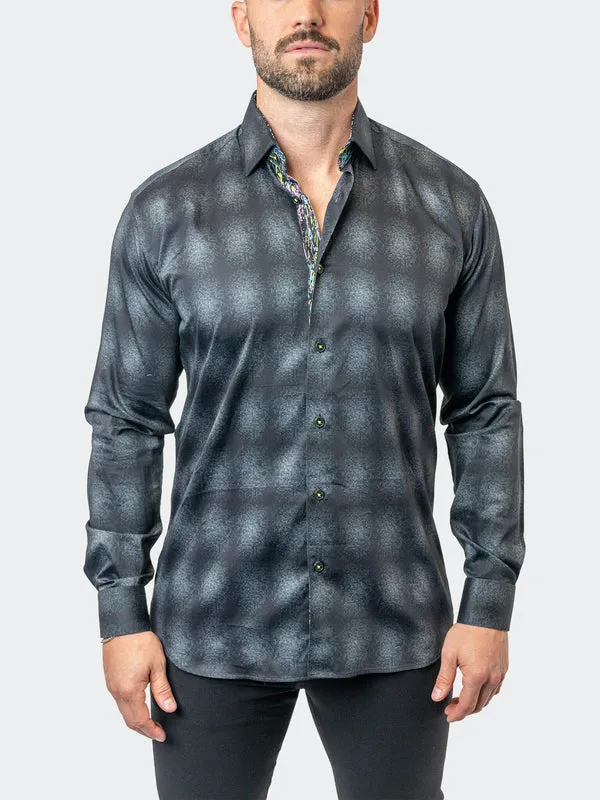 Maceoo Stretch Shirt | Fibonacci Carbon 17 Black