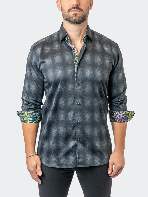 Maceoo Stretch Shirt | Fibonacci Carbon 17 Black