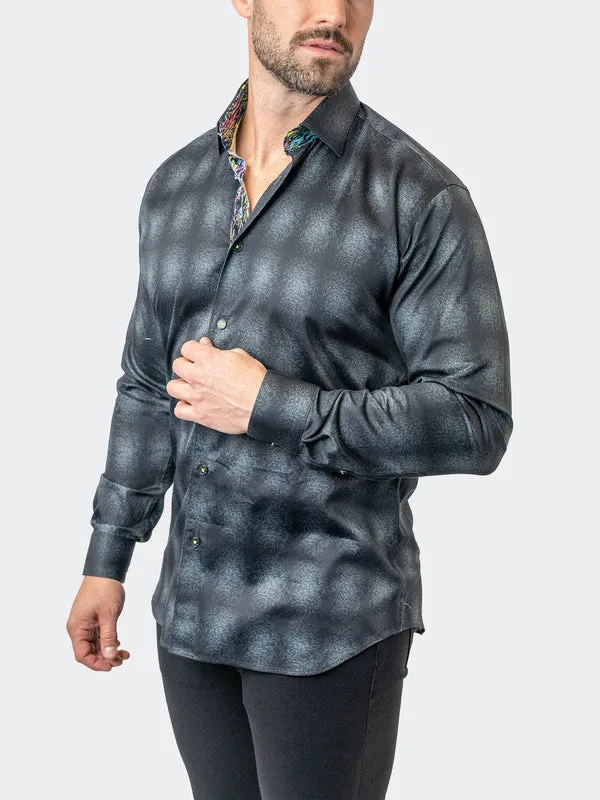 Maceoo Stretch Shirt | Fibonacci Carbon 17 Black