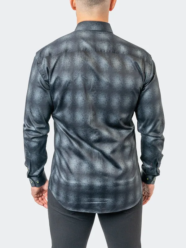 Maceoo Stretch Shirt | Fibonacci Carbon 17 Black