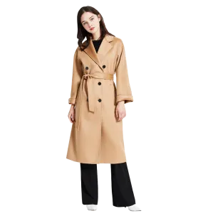 Mary Double Breasted Cashmere Coat